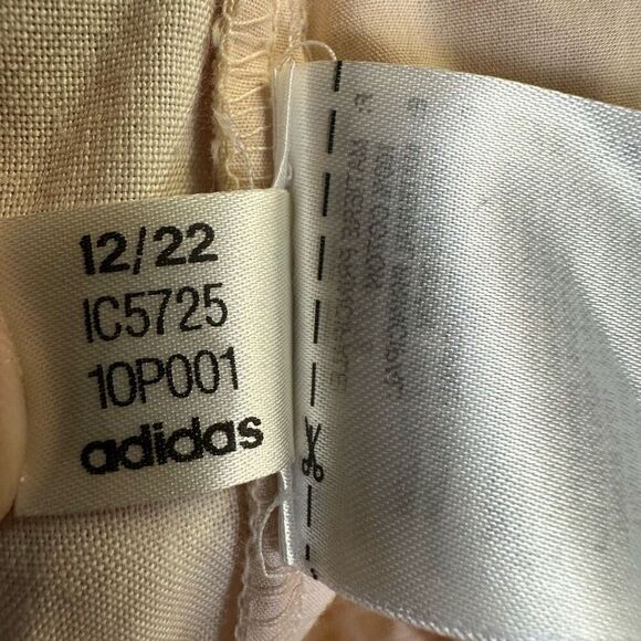 Adidas originals mens 2xl mono all over print shorts drawstring tan beige white - Picture 8 of 8